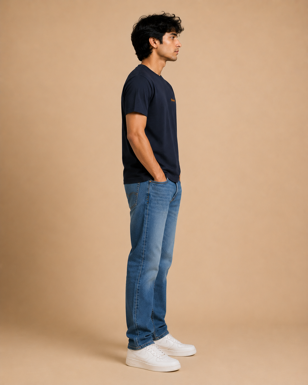 Sthitaprajna Embroidered Supima T-Shirt