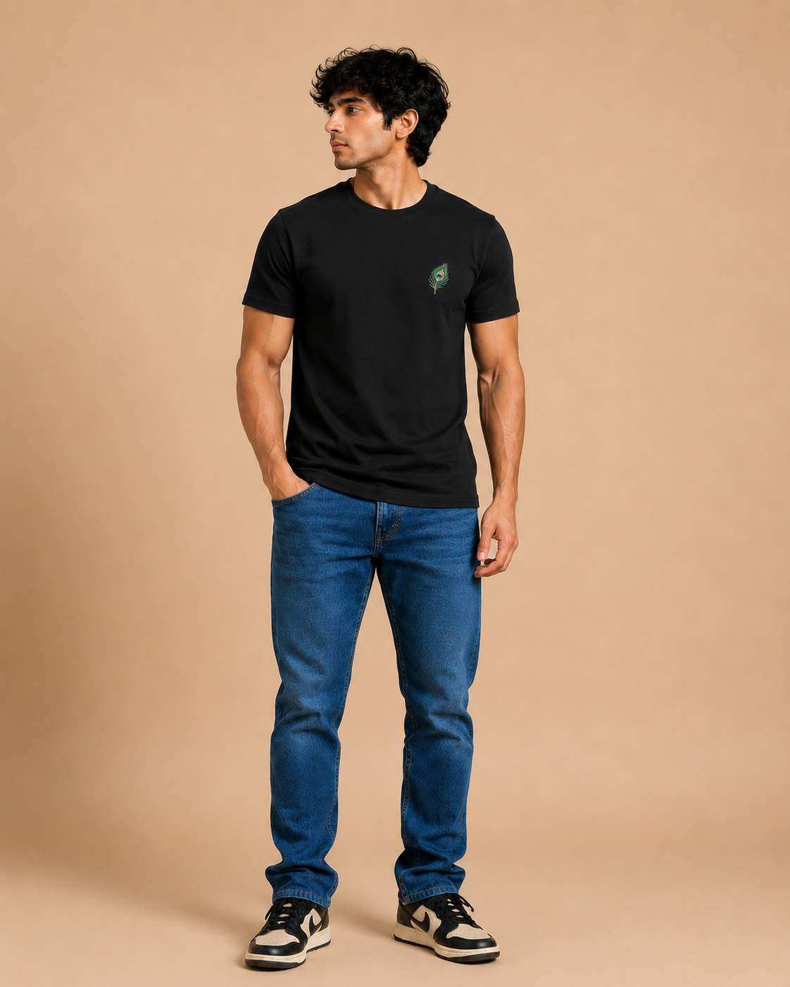 Morpankh Embroidered Supima T-Shirt