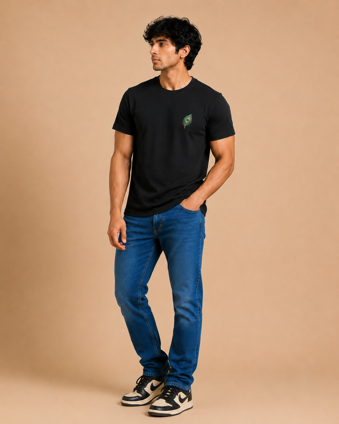 Morpankh Embroidered Supima T-Shirt