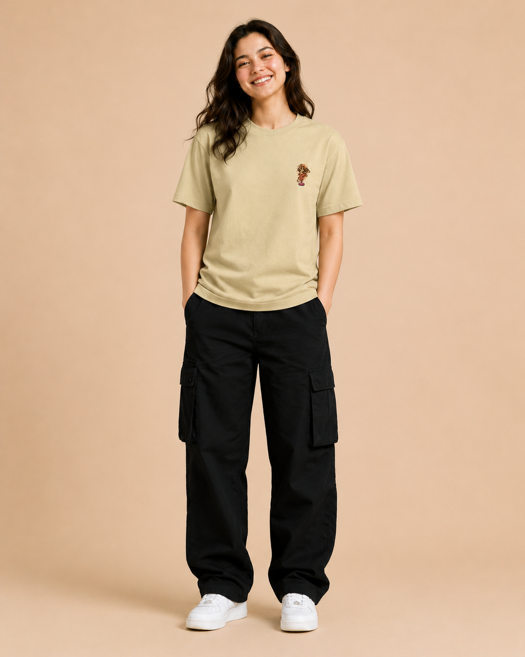 Rhythm of Bliss Embroidered Supima T-Shirt
