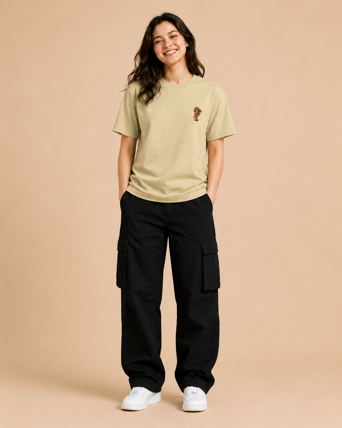 Rhythm of Bliss Embroidered Supima T-Shirt