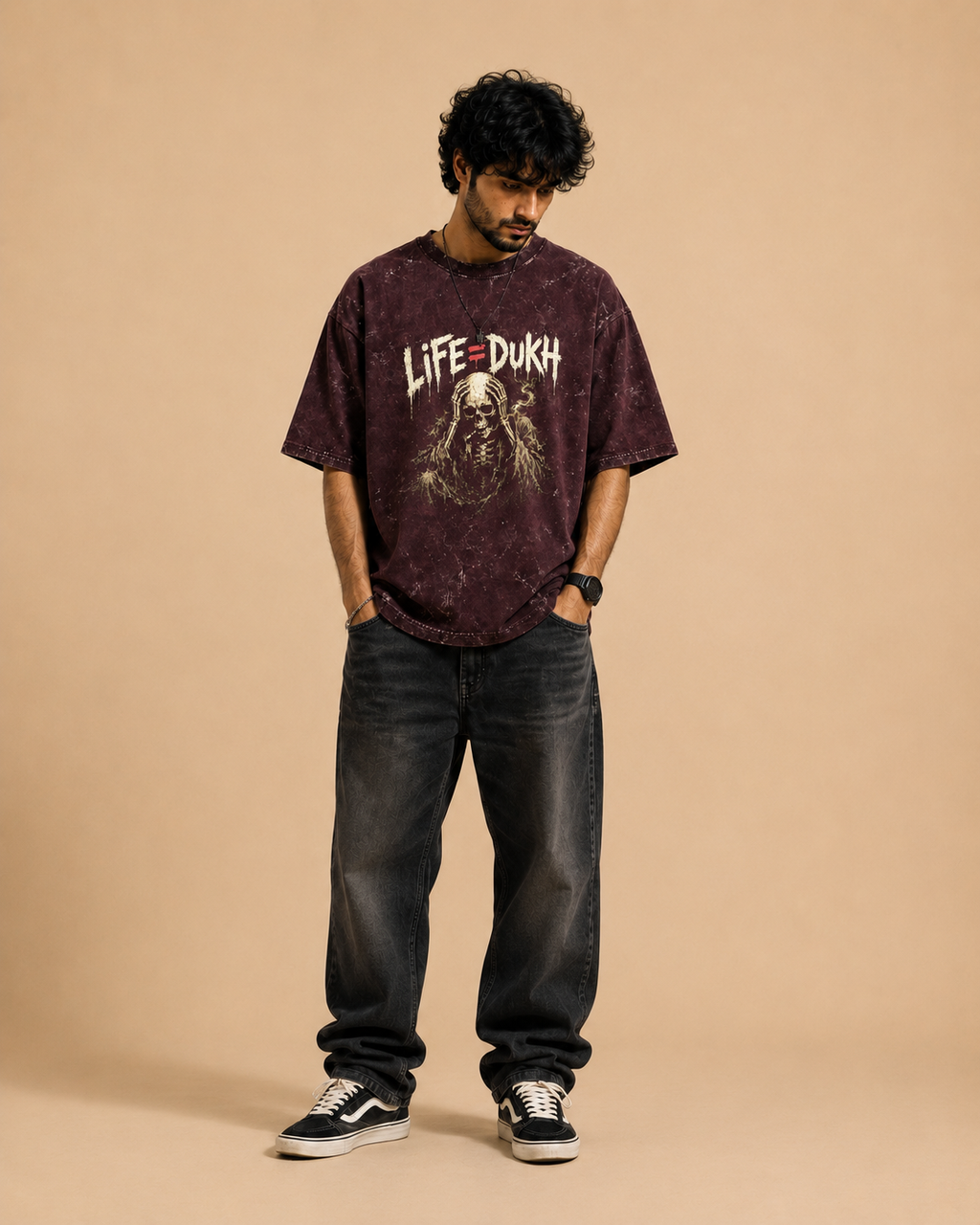 Acid Washed Oversized Tee