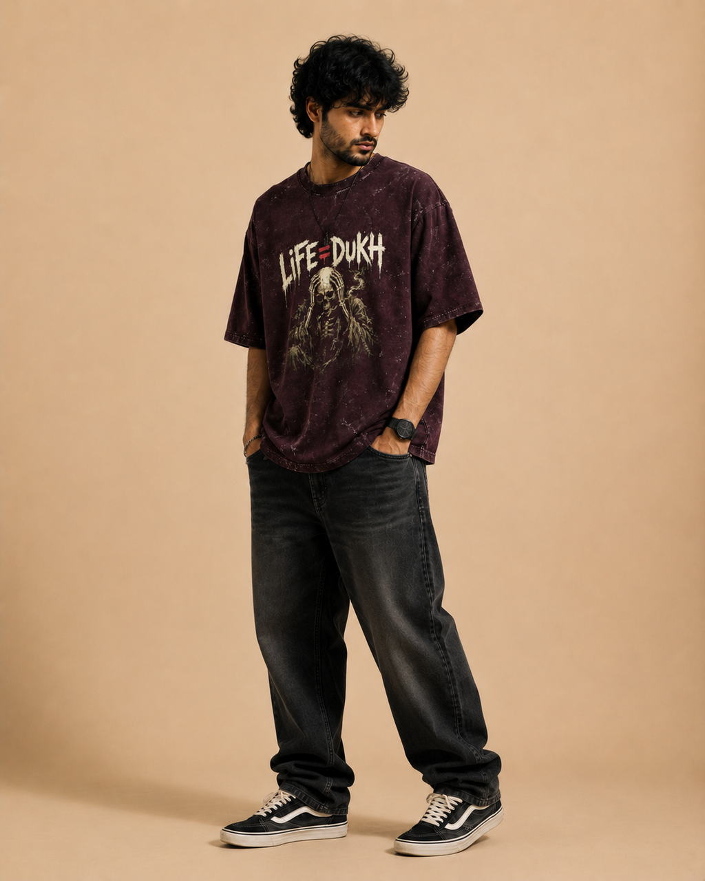 Acid Washed Oversized Tee
