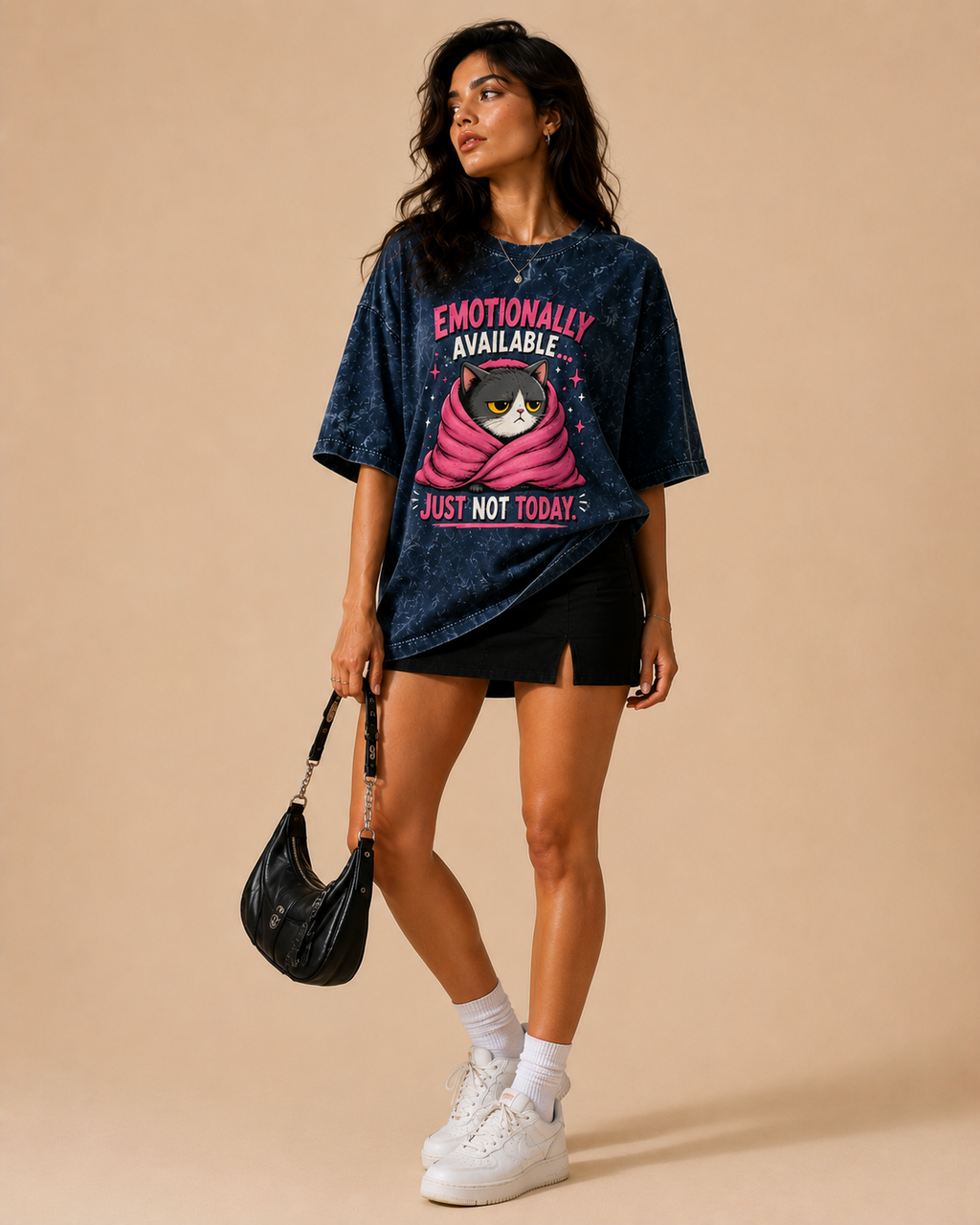 Acid Washed Oversized Tee