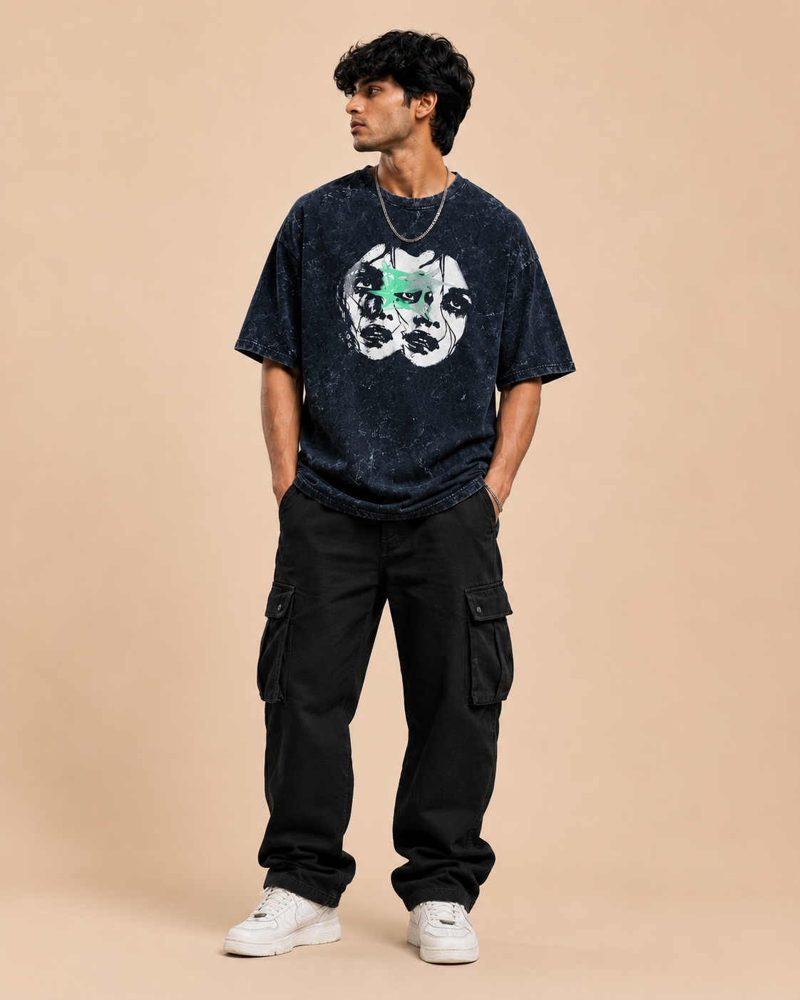 Acid Washed Oversized Tee