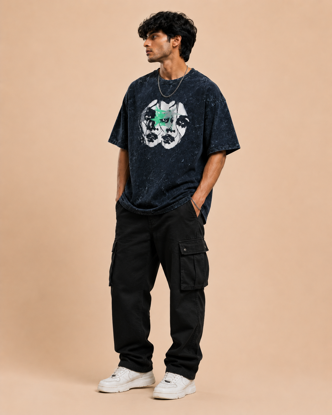 Acid Washed Oversized Tee