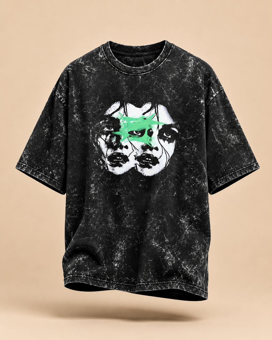 Acid Washed Oversized Tee